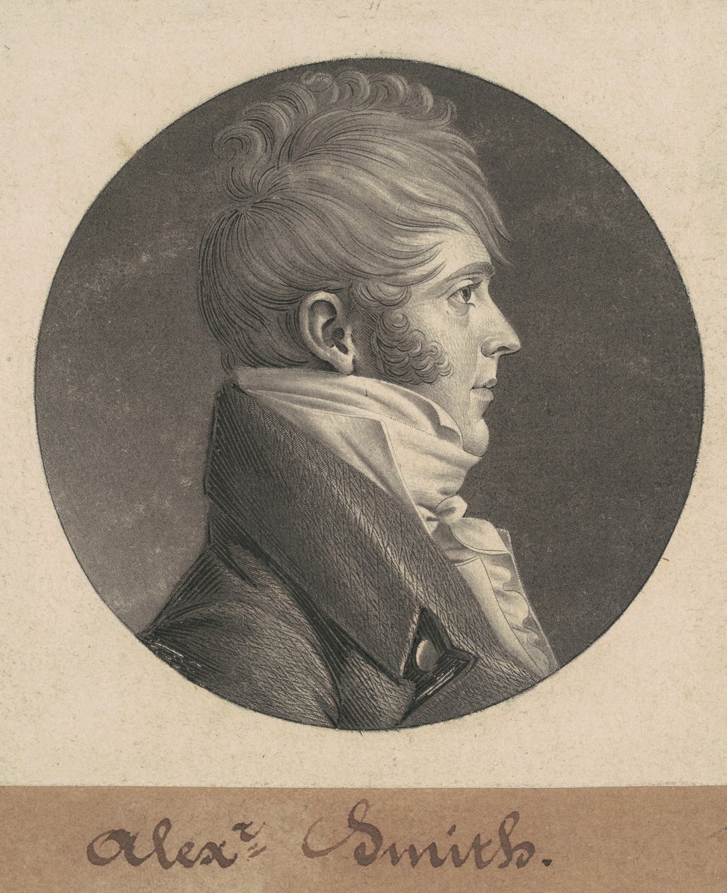 Alexander Smith door Charles B. J. Févret de Saint Mémin