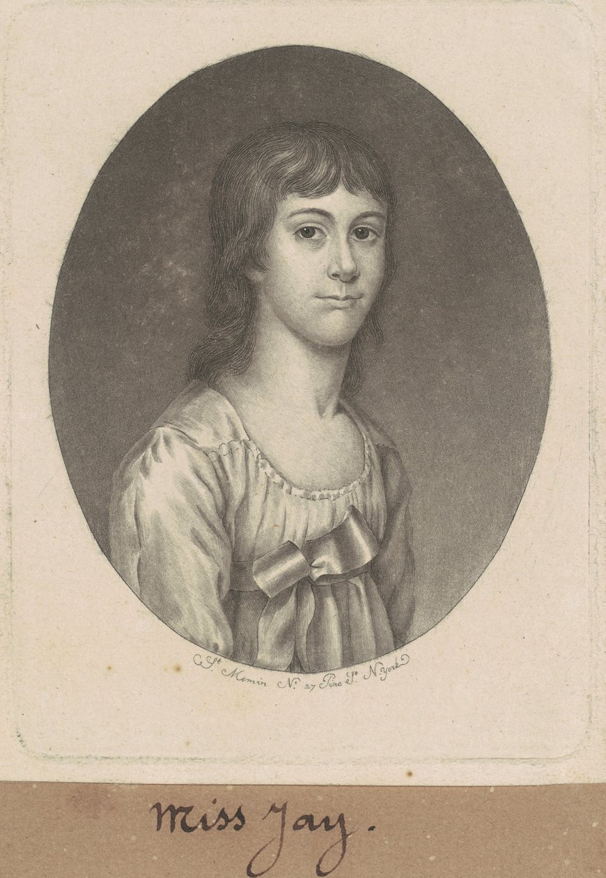 Ann Jay door Charles B. J. Févret de Saint Mémin