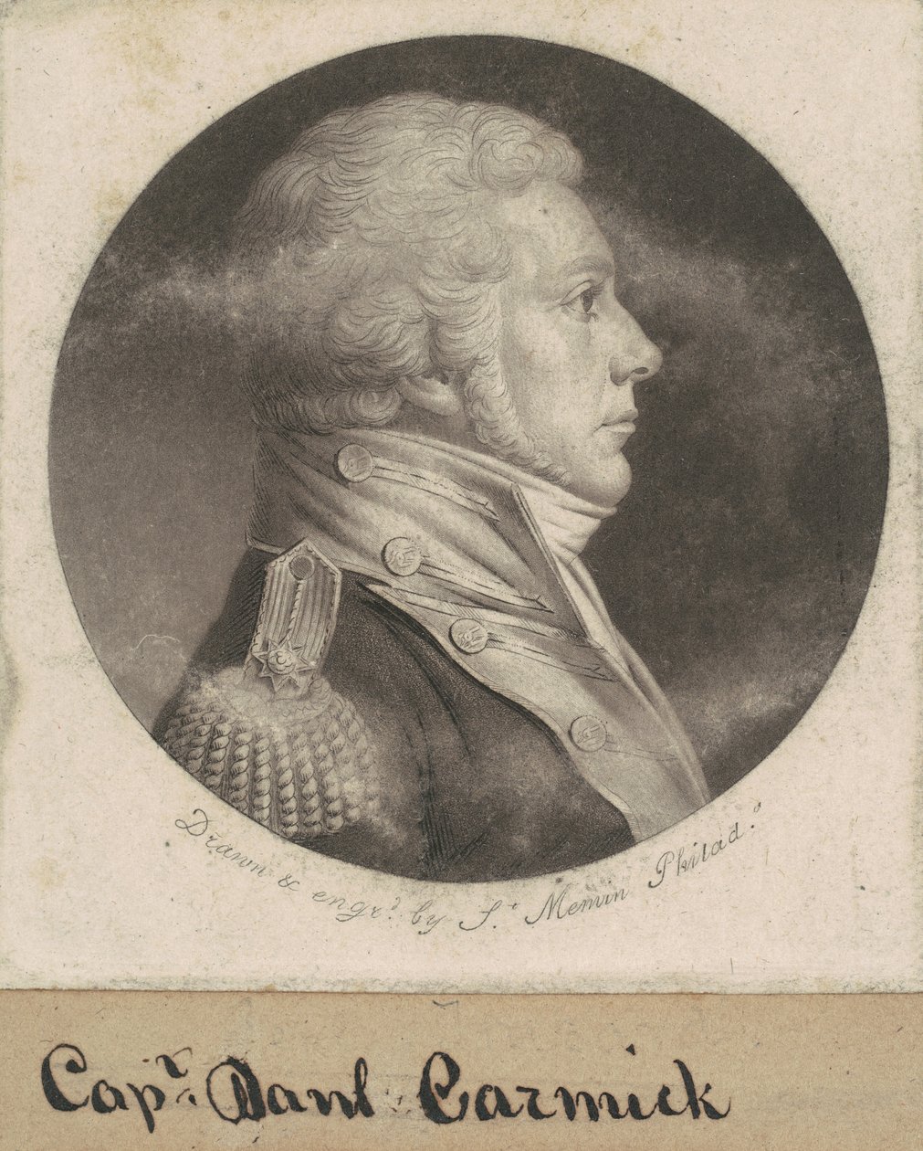 Anne-Louis de Tousard door Charles B. J. Févret de Saint Mémin