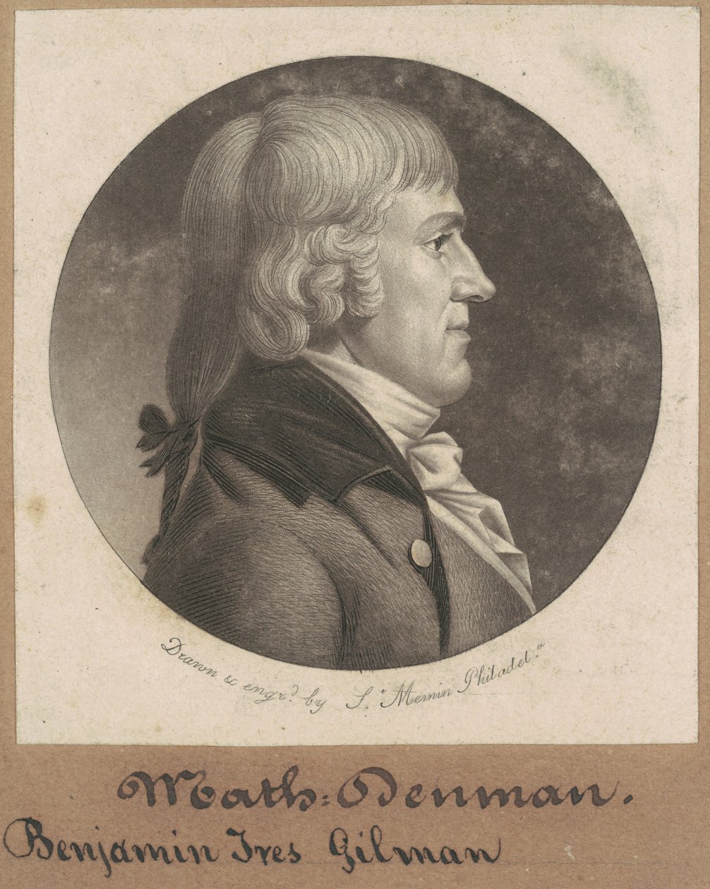 Benjamin Ives Gilman door Charles B. J. Févret de Saint Mémin