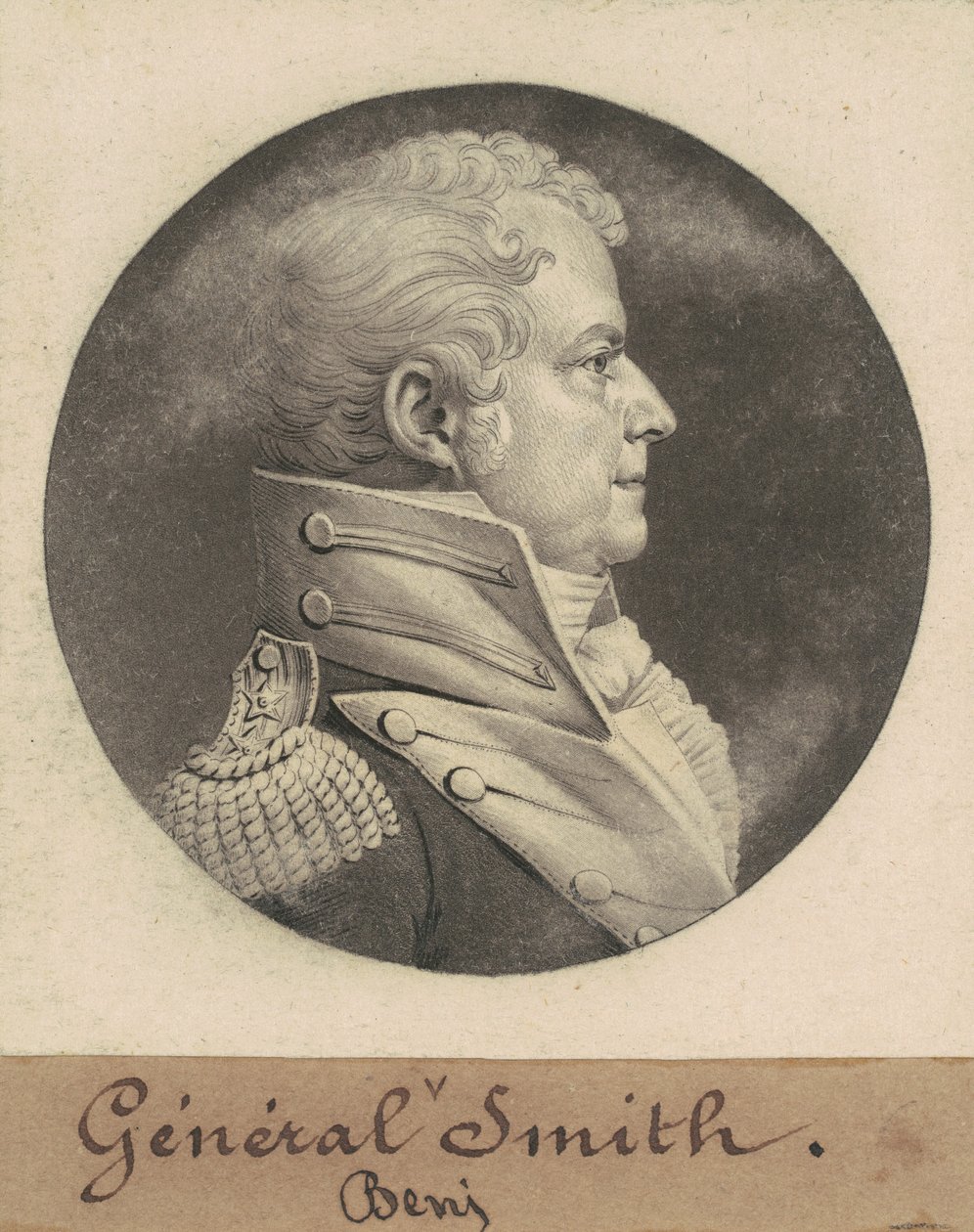 Benjamin Smith door Charles B. J. Févret de Saint Mémin