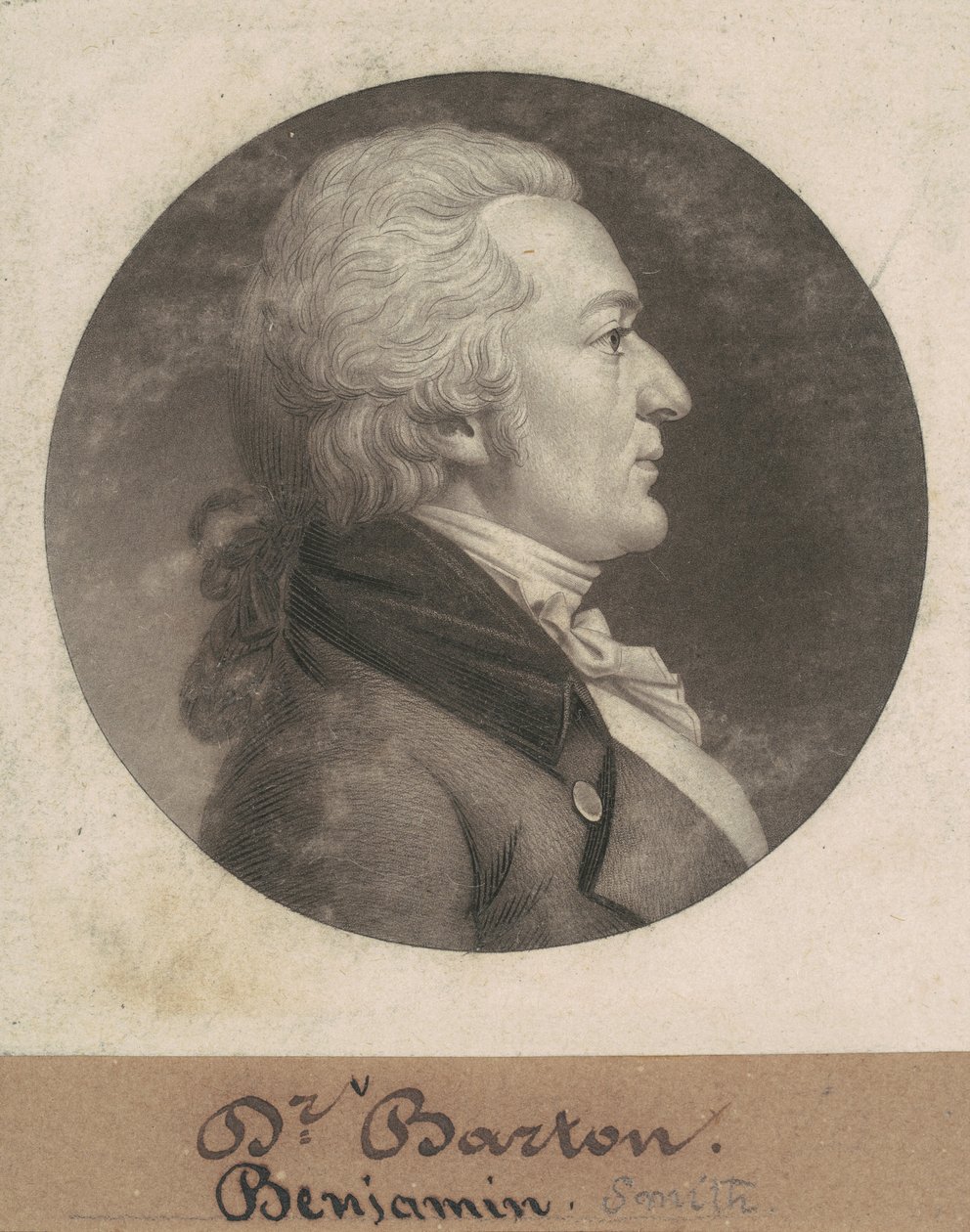 Benjamin Smith Barton door Charles B. J. Févret de Saint Mémin