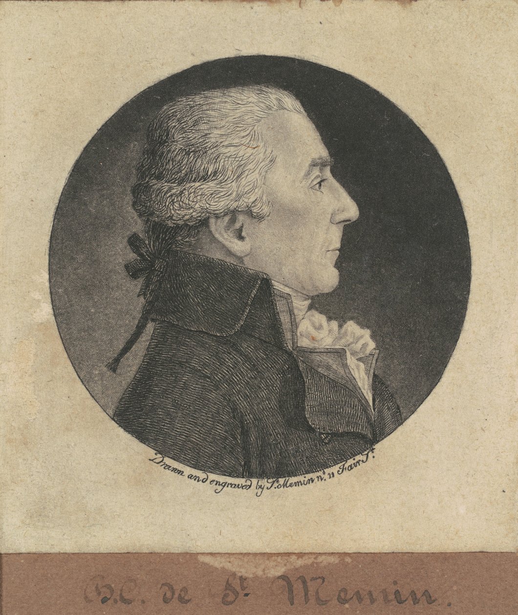 Bénigne-Charles Févret de Saint-Mémin door Charles B. J. Févret de Saint Mémin
