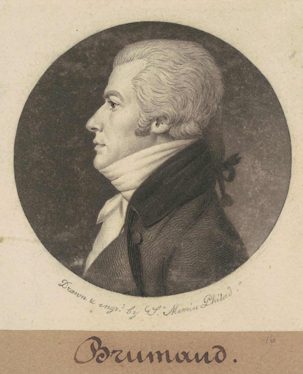 Brumaud door Charles B. J. Févret de Saint Mémin