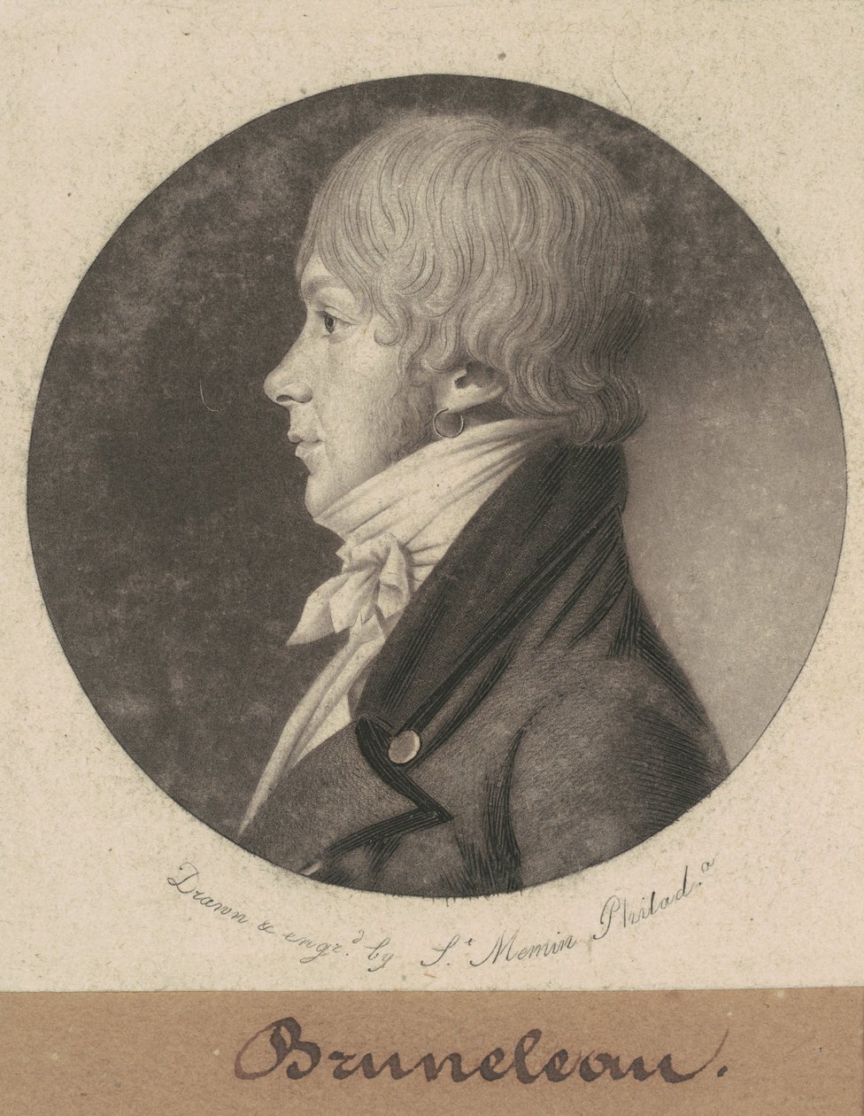 Bruneleau door Charles B. J. Févret de Saint Mémin