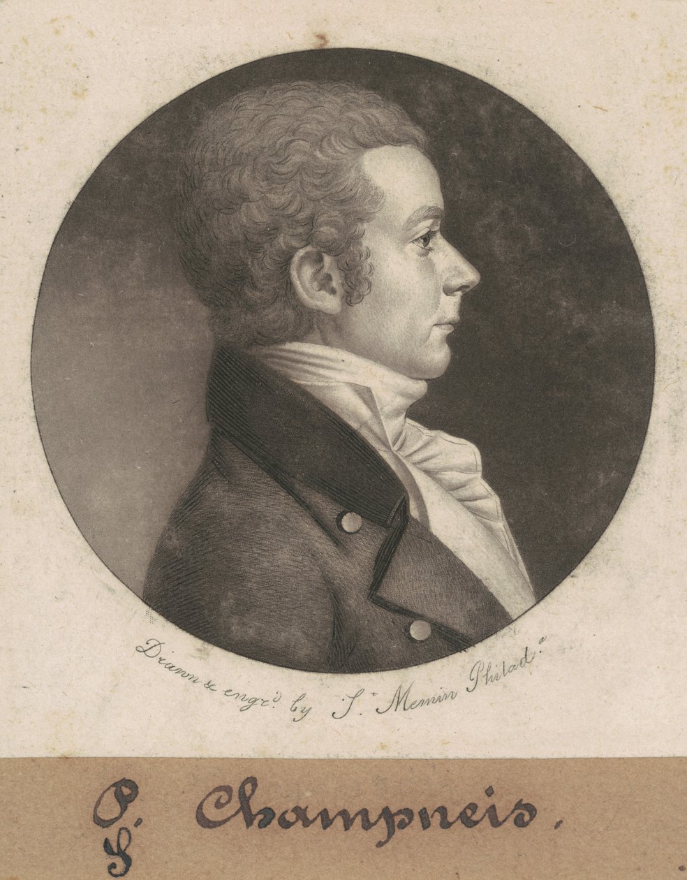 Champneis door Charles B. J. Févret de Saint Mémin