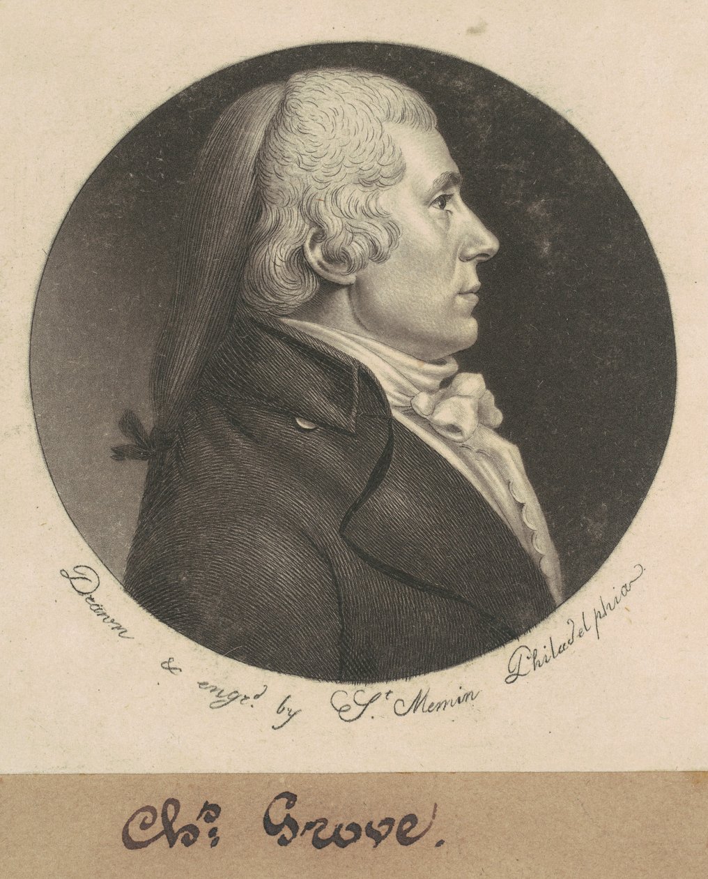 Charles Grove door Charles B. J. Févret de Saint Mémin