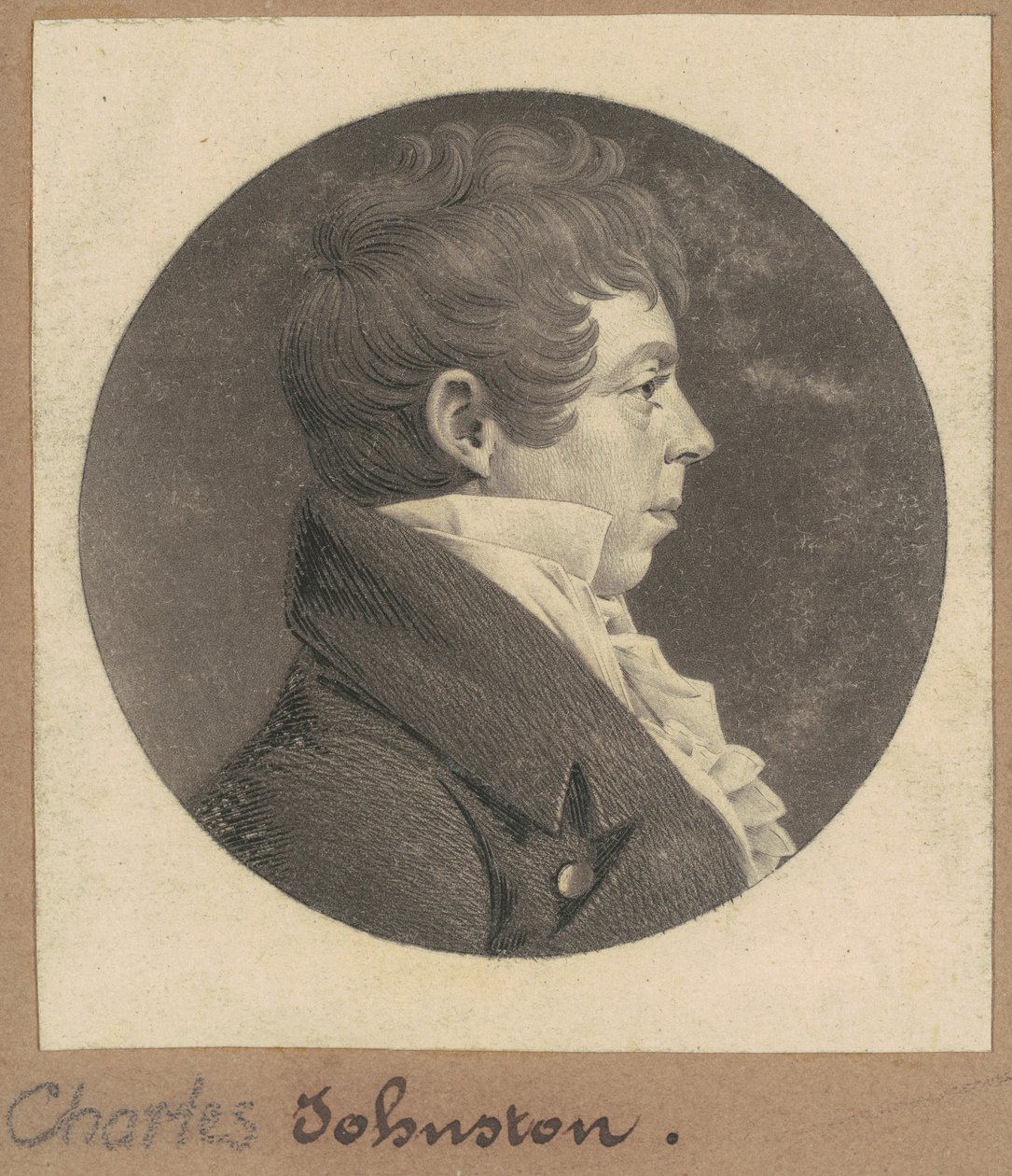 Charles Johnston door Charles B. J. Févret de Saint Mémin