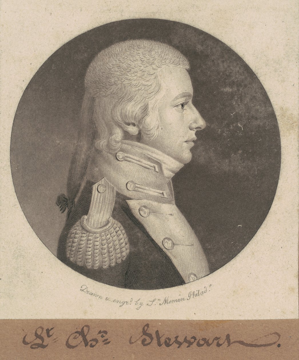 Charles Stewart door Charles B. J. Févret de Saint Mémin