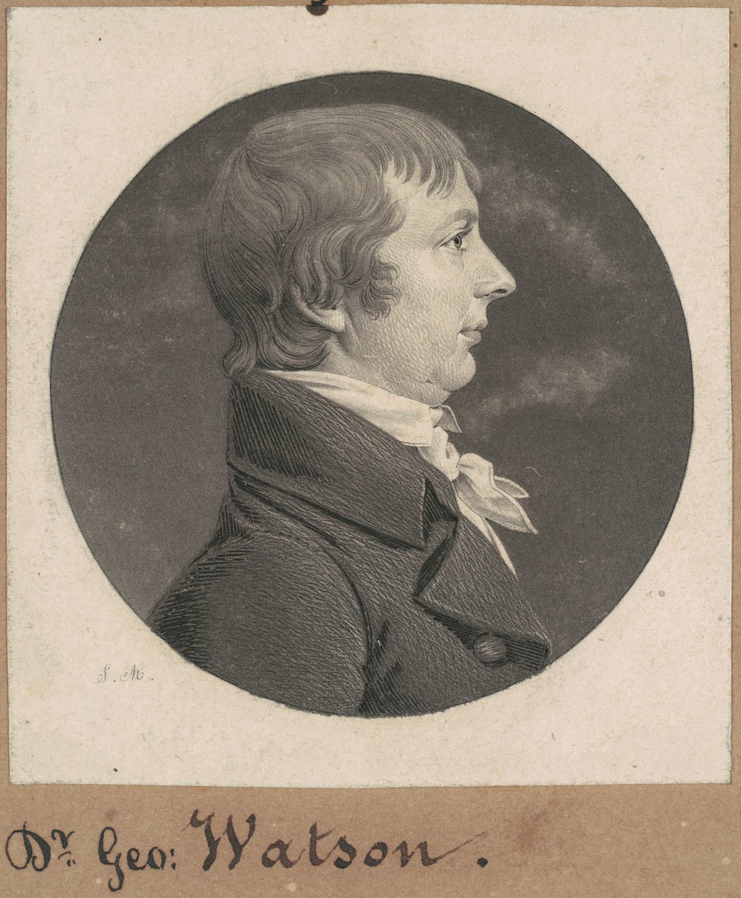 David Watson door Charles B. J. Févret de Saint Mémin