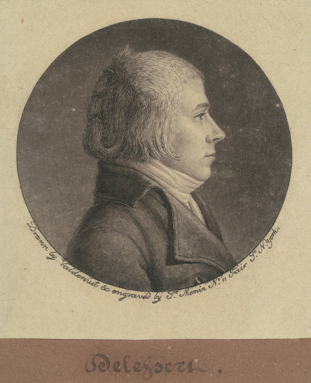 Delessert door Charles B. J. Févret de Saint Mémin