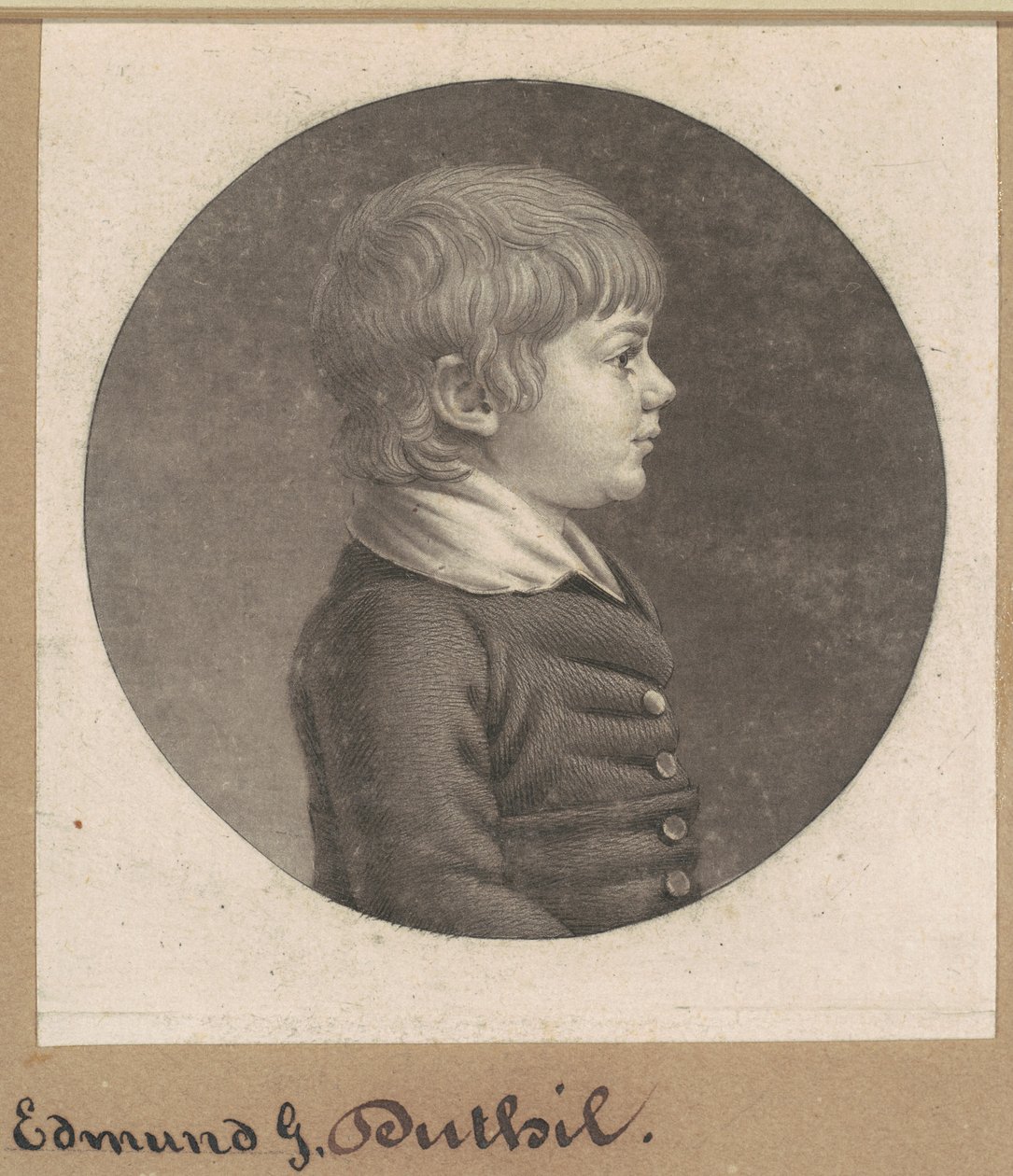 Edmund G. Dutilh door Charles B. J. Févret de Saint Mémin