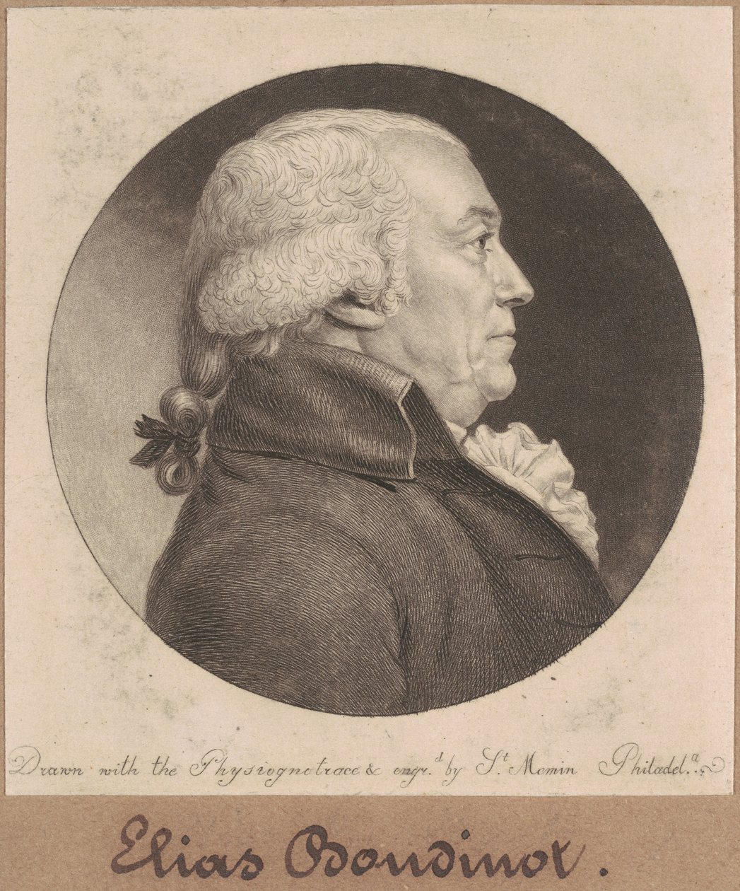 Elias Boudinot door Charles B. J. Févret de Saint Mémin