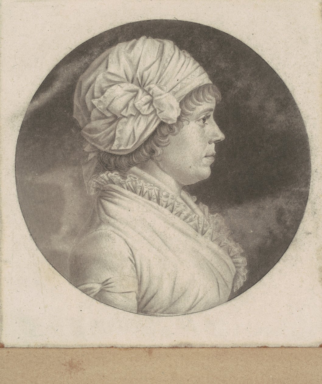 Elizabeth Rittenhouse Sergeant door Charles B. J. Févret de Saint Mémin