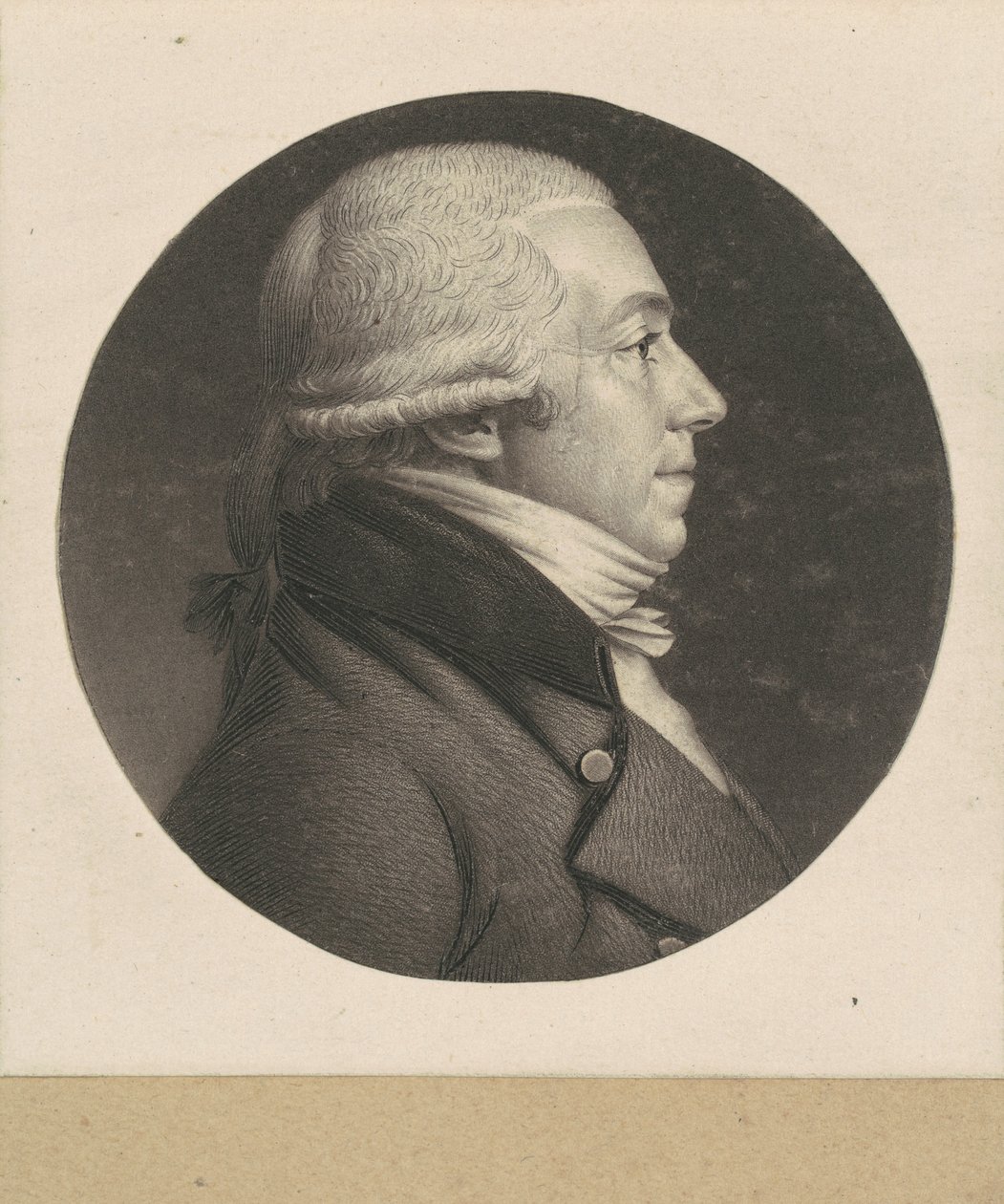 Francis Breuil door Charles B. J. Févret de Saint Mémin