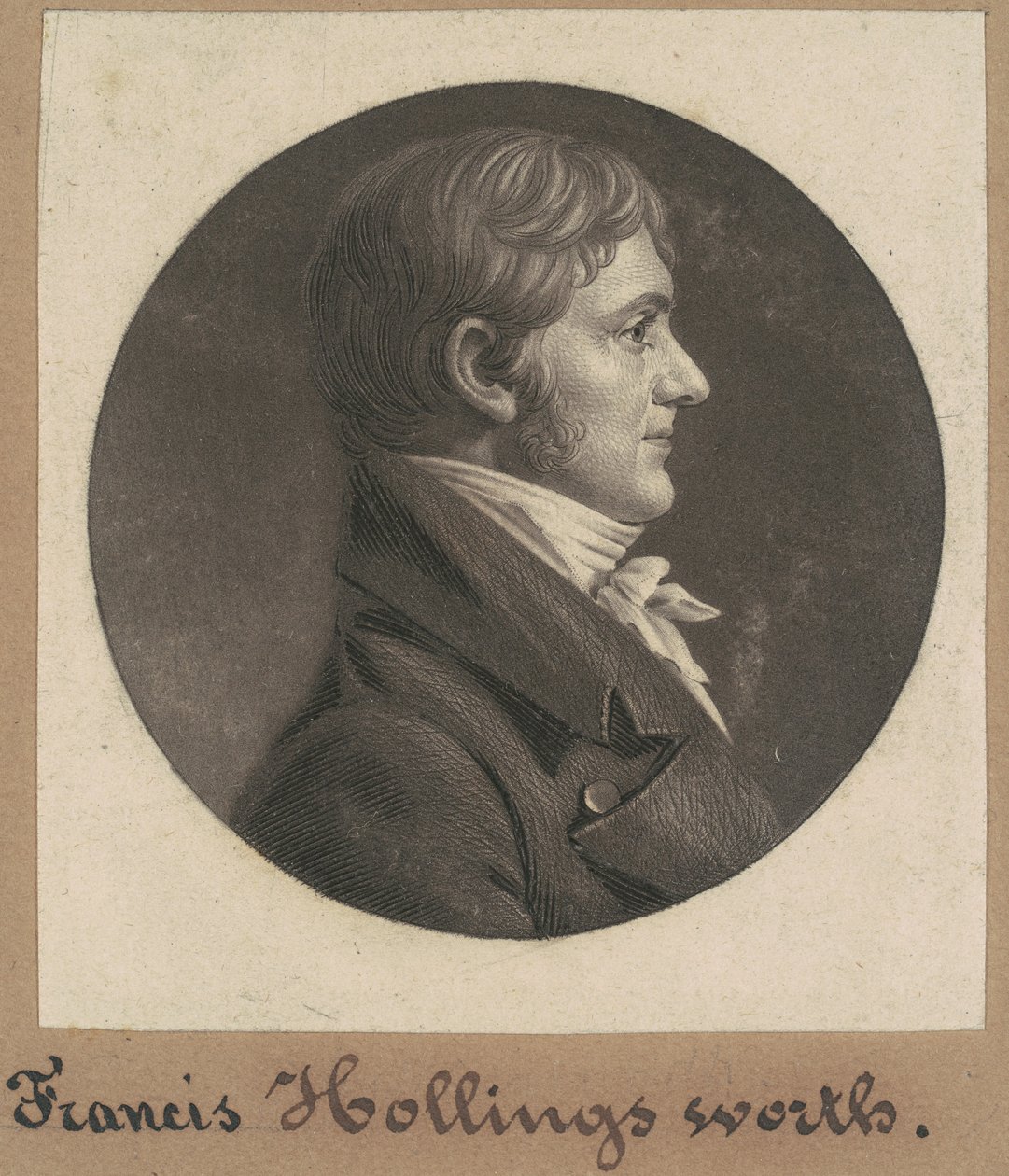 Francis Hollingsworth door Charles B. J. Févret de Saint Mémin
