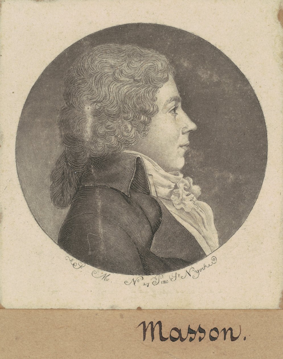 François Désiré Masson door Charles B. J. Févret de Saint Mémin