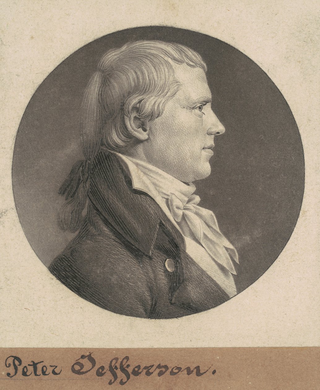 George Jefferson, Jr. door Charles B. J. Févret de Saint Mémin