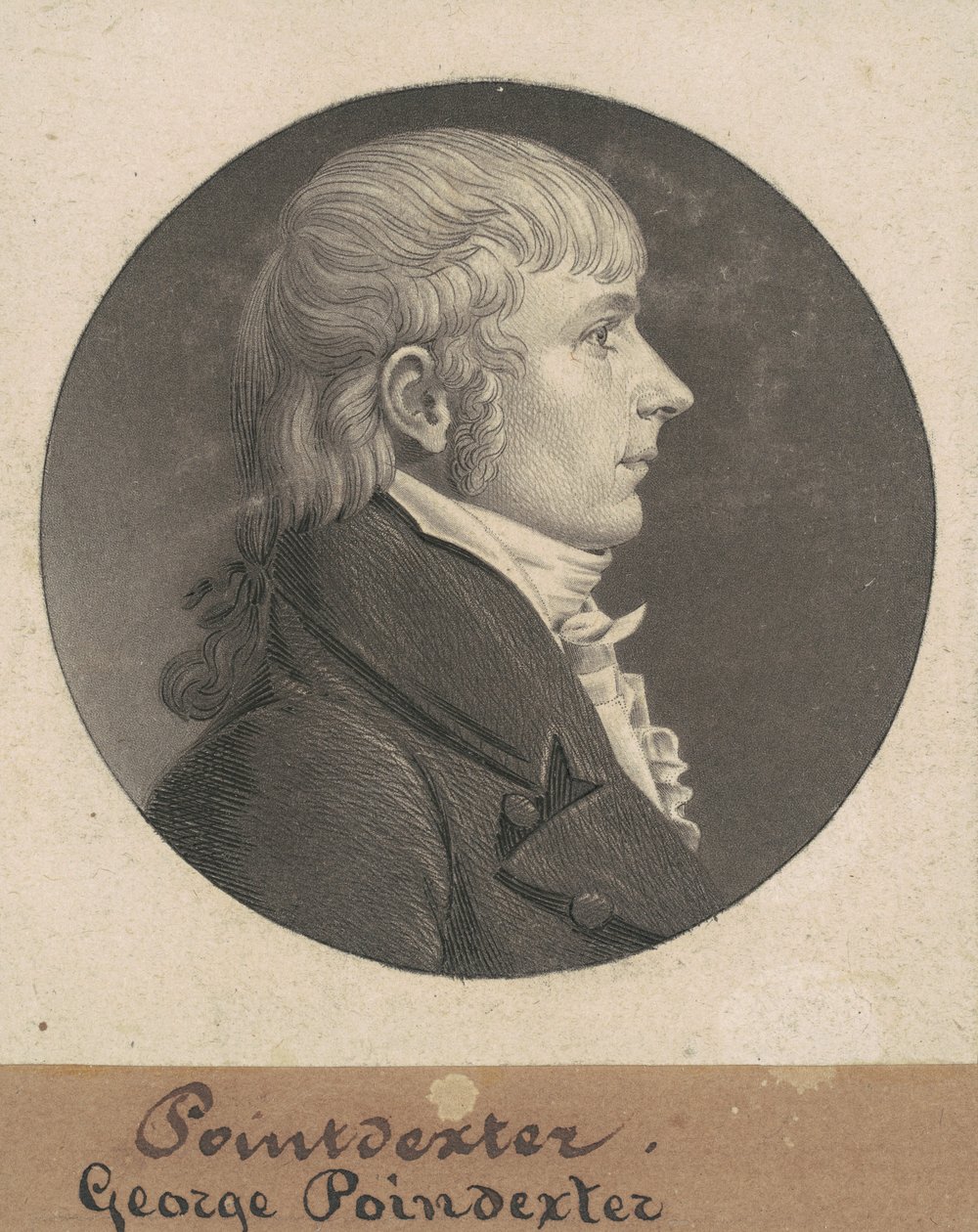 George Poindexter door Charles B. J. Févret de Saint Mémin