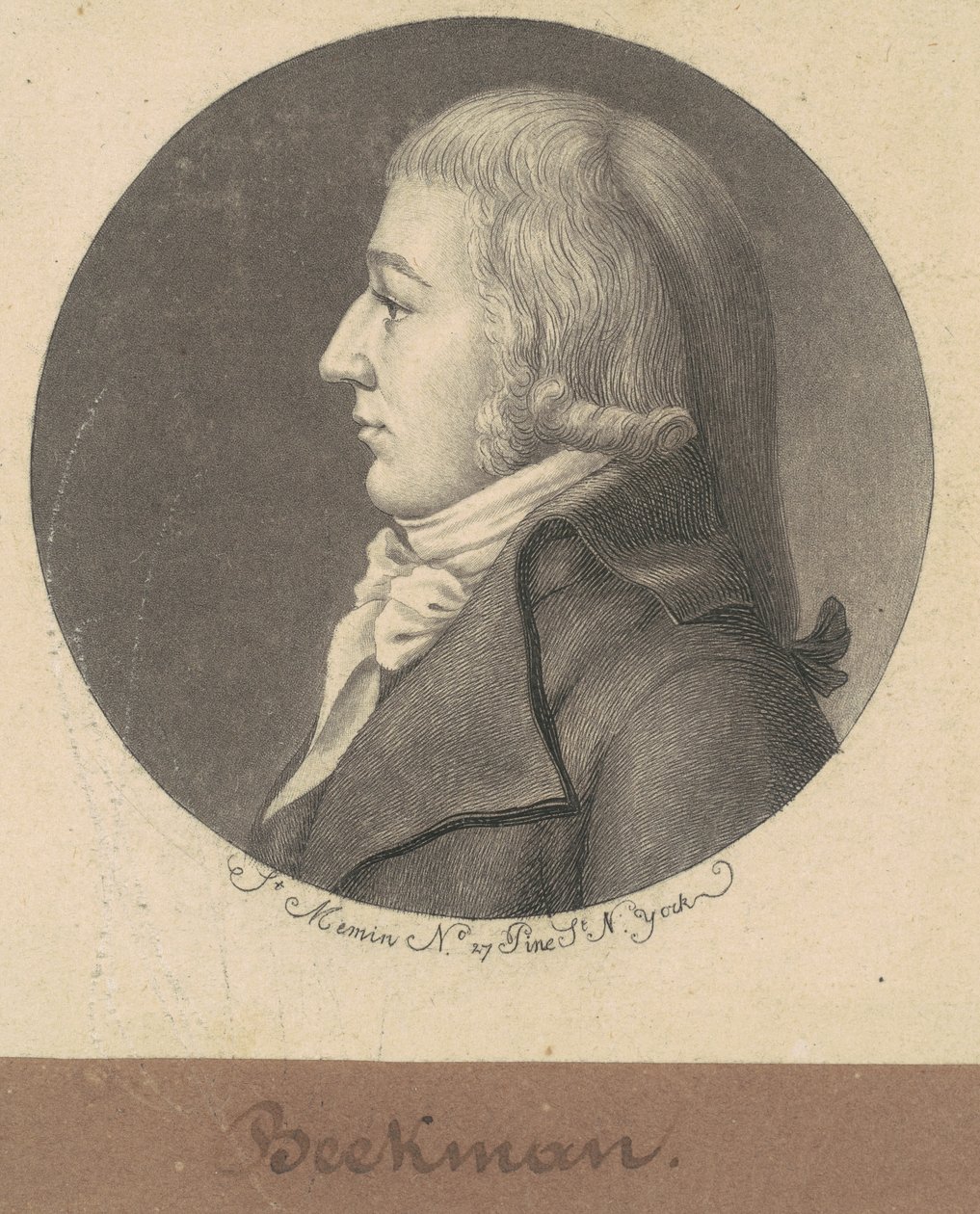 Gerard G. Beekman, Jr. door Charles B. J. Févret de Saint Mémin