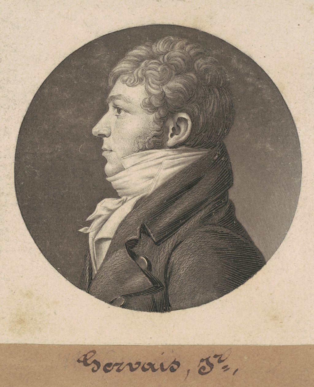 Gervais, Jr. door Charles B. J. Févret de Saint Mémin