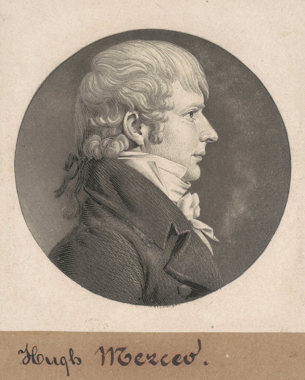 Hugh Tenant Weedon Mercer door Charles B. J. Févret de Saint Mémin