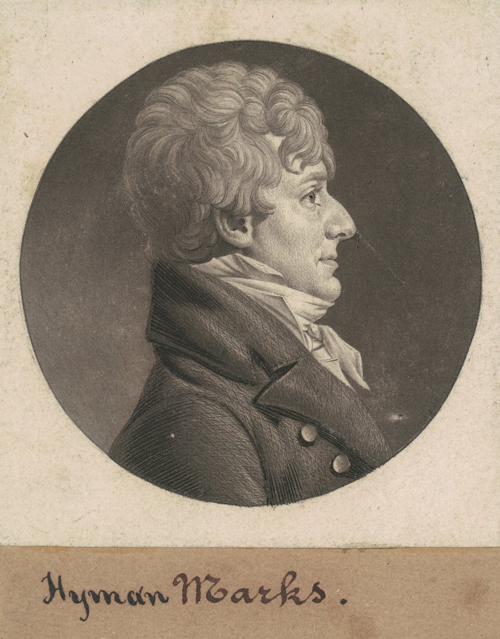 Hyman Marks door Charles B. J. Févret de Saint Mémin