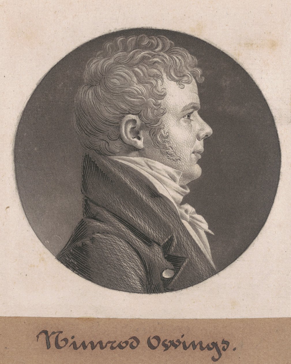 Isaac Van Bibber door Charles B. J. Févret de Saint Mémin