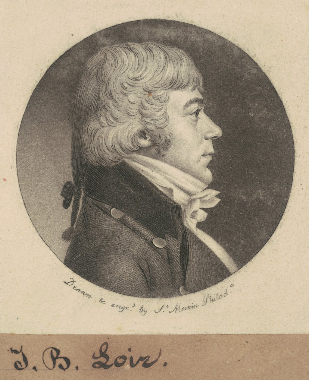 J. B. Loir door Charles B. J. Févret de Saint Mémin