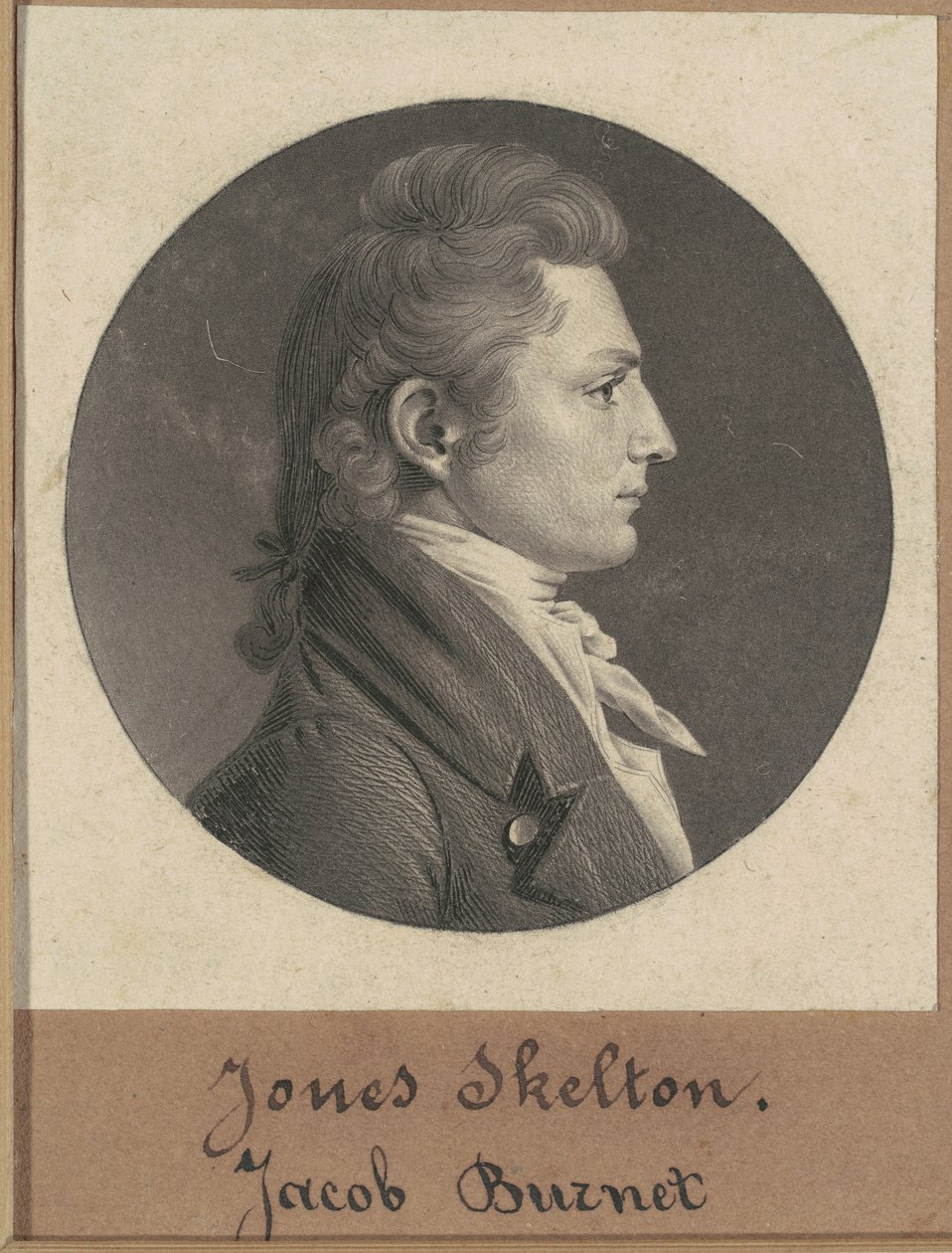 Jacob Burnet door Charles B. J. Févret de Saint Mémin