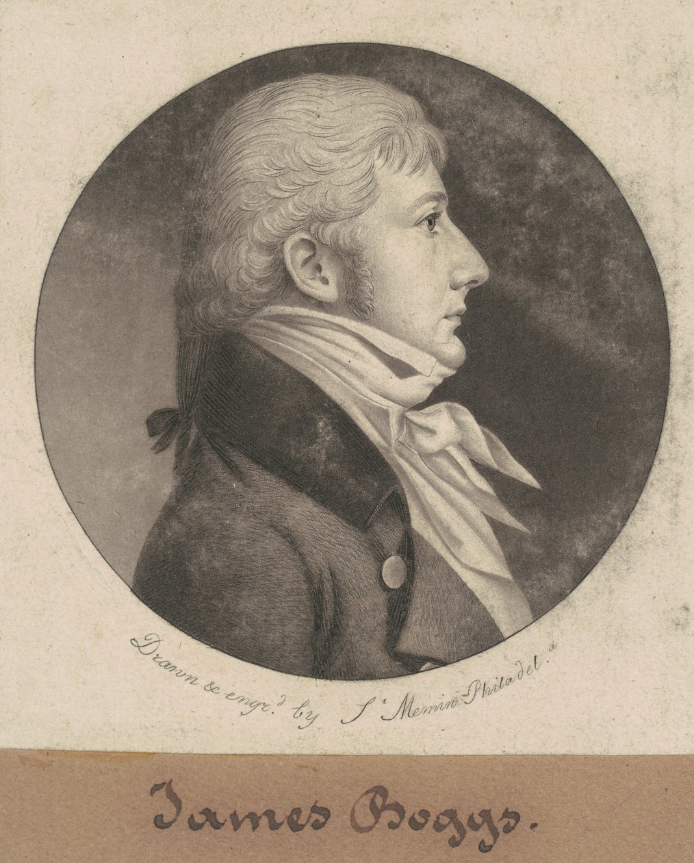 James Boggs door Charles B. J. Févret de Saint Mémin