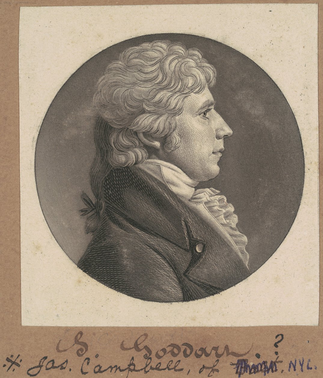 James Campbell door Charles B. J. Févret de Saint Mémin