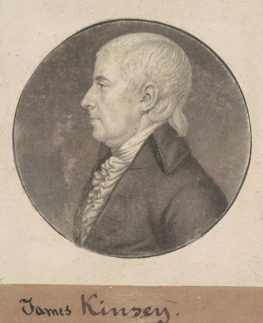 James Kinsey door Charles B. J. Févret de Saint Mémin