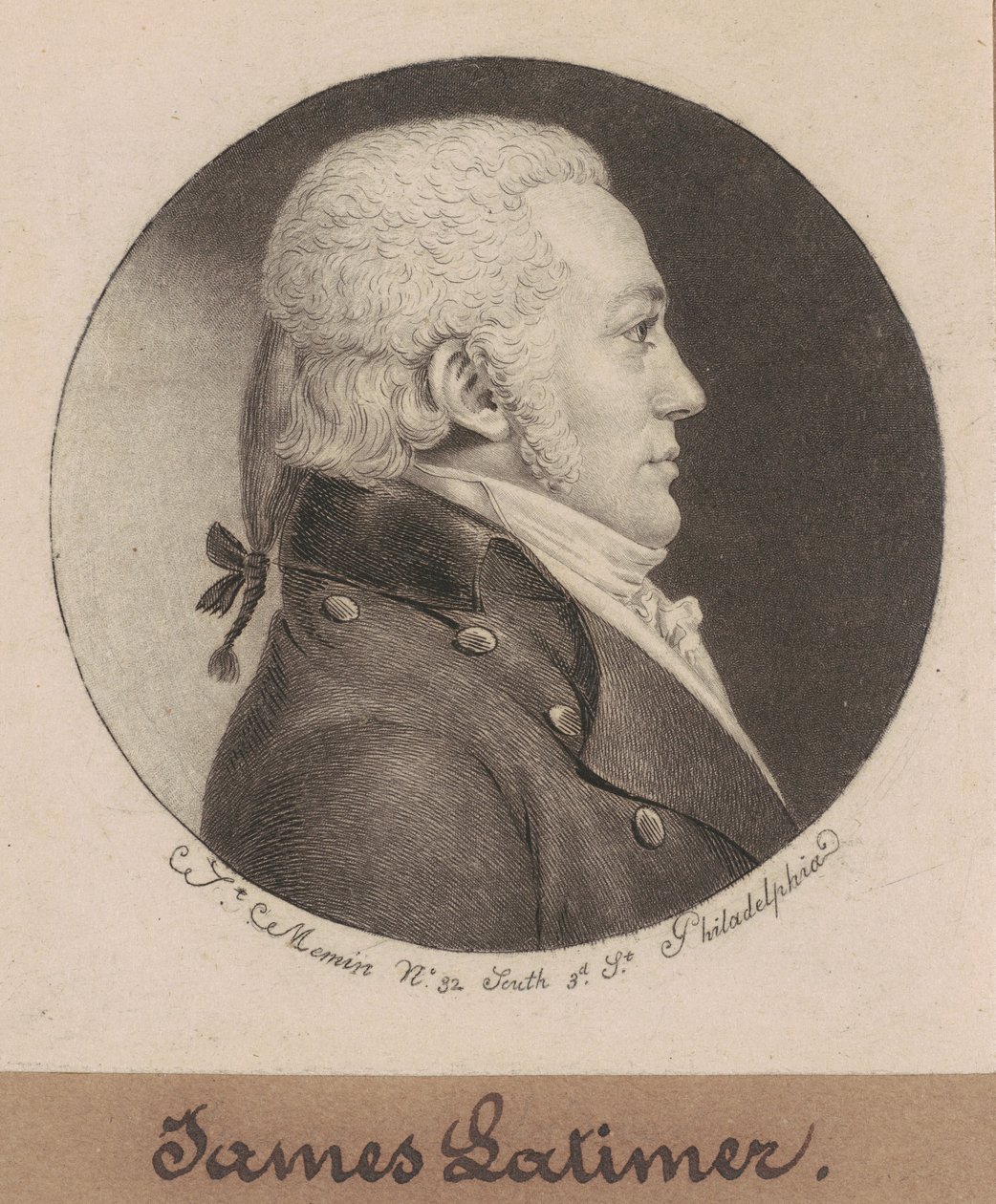 James Latimer door Charles B. J. Févret de Saint Mémin