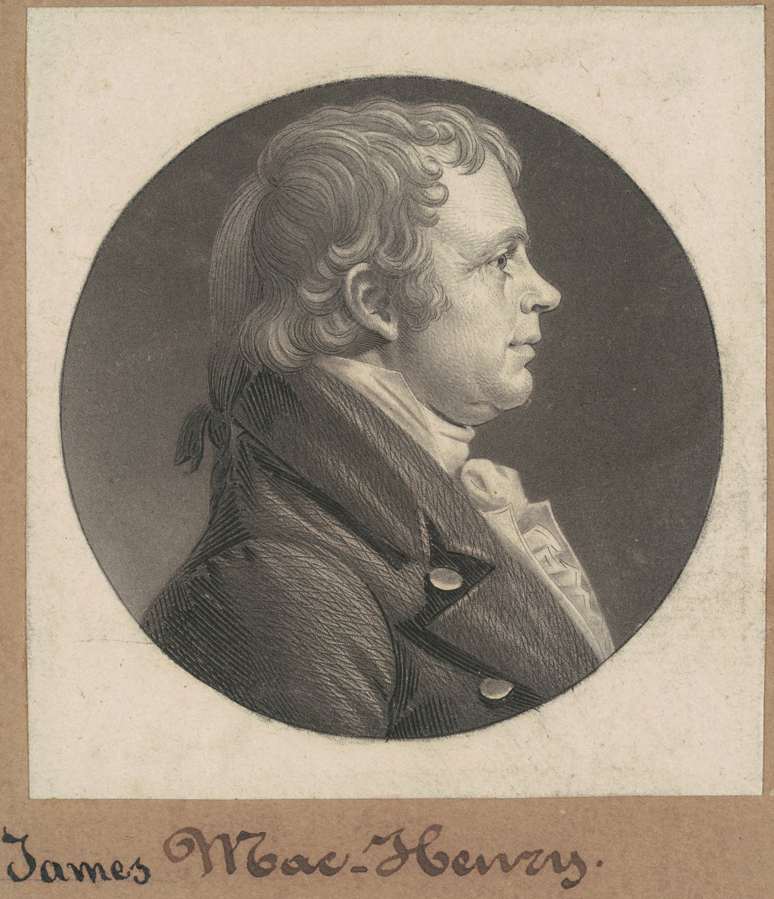 James McHenry door Charles B. J. Févret de Saint Mémin