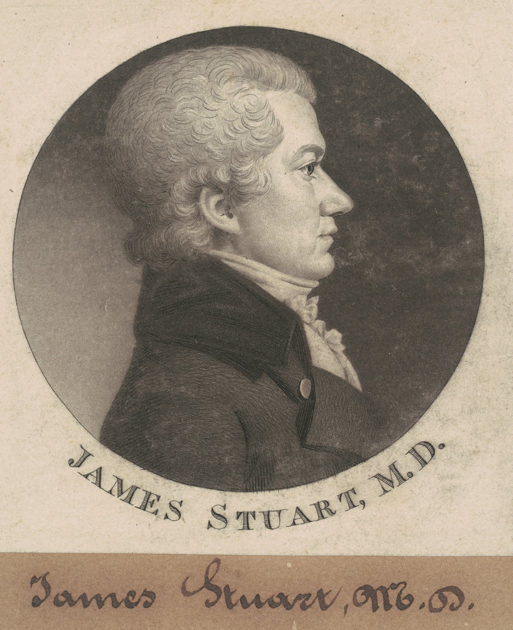 James Stuart door Charles B. J. Févret de Saint Mémin