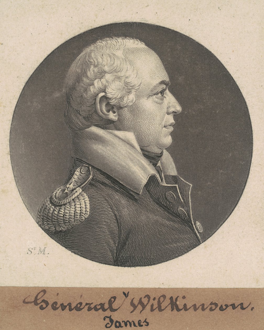 James Wilkinson door Charles B. J. Févret de Saint Mémin