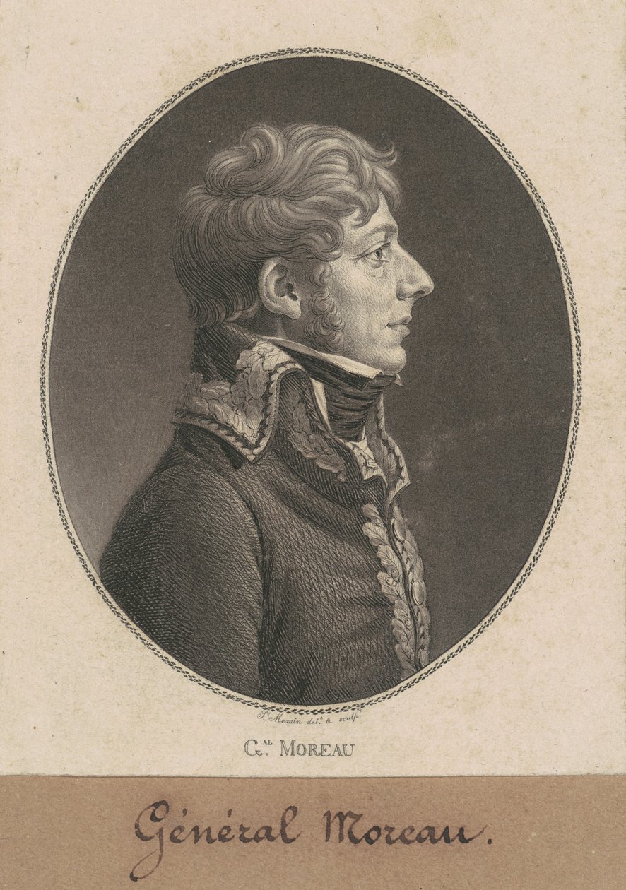 Jean-Victor Moreau door Charles B. J. Févret de Saint Mémin