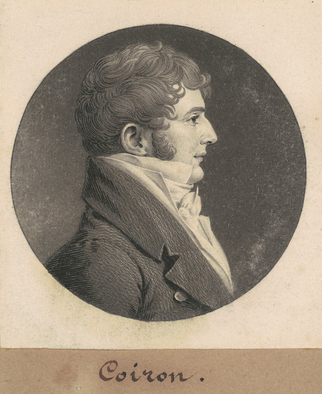 Jean Joseph Coiron door Charles B. J. Févret de Saint Mémin