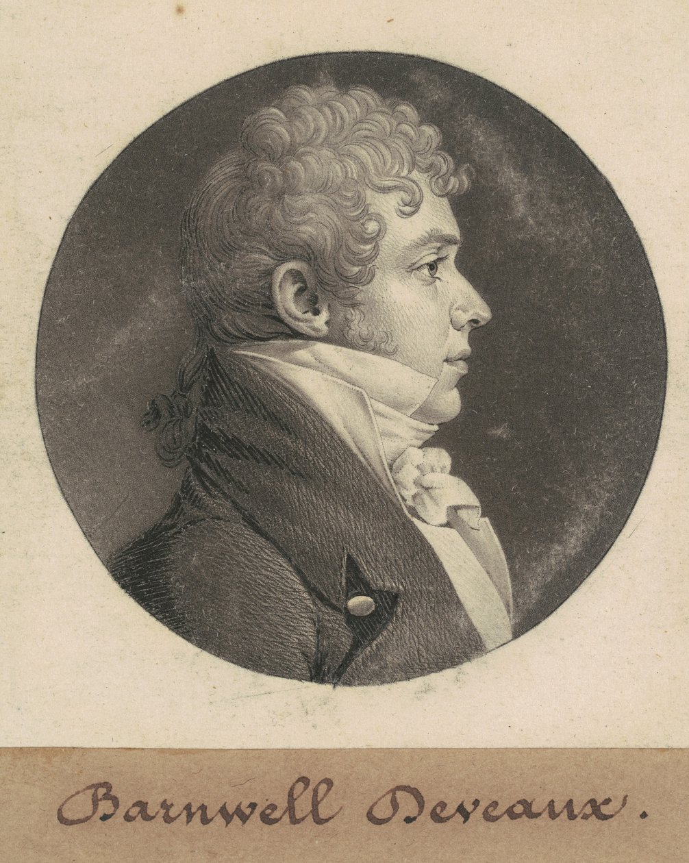 John Barnwell Deveaux door Charles B. J. Févret de Saint Mémin