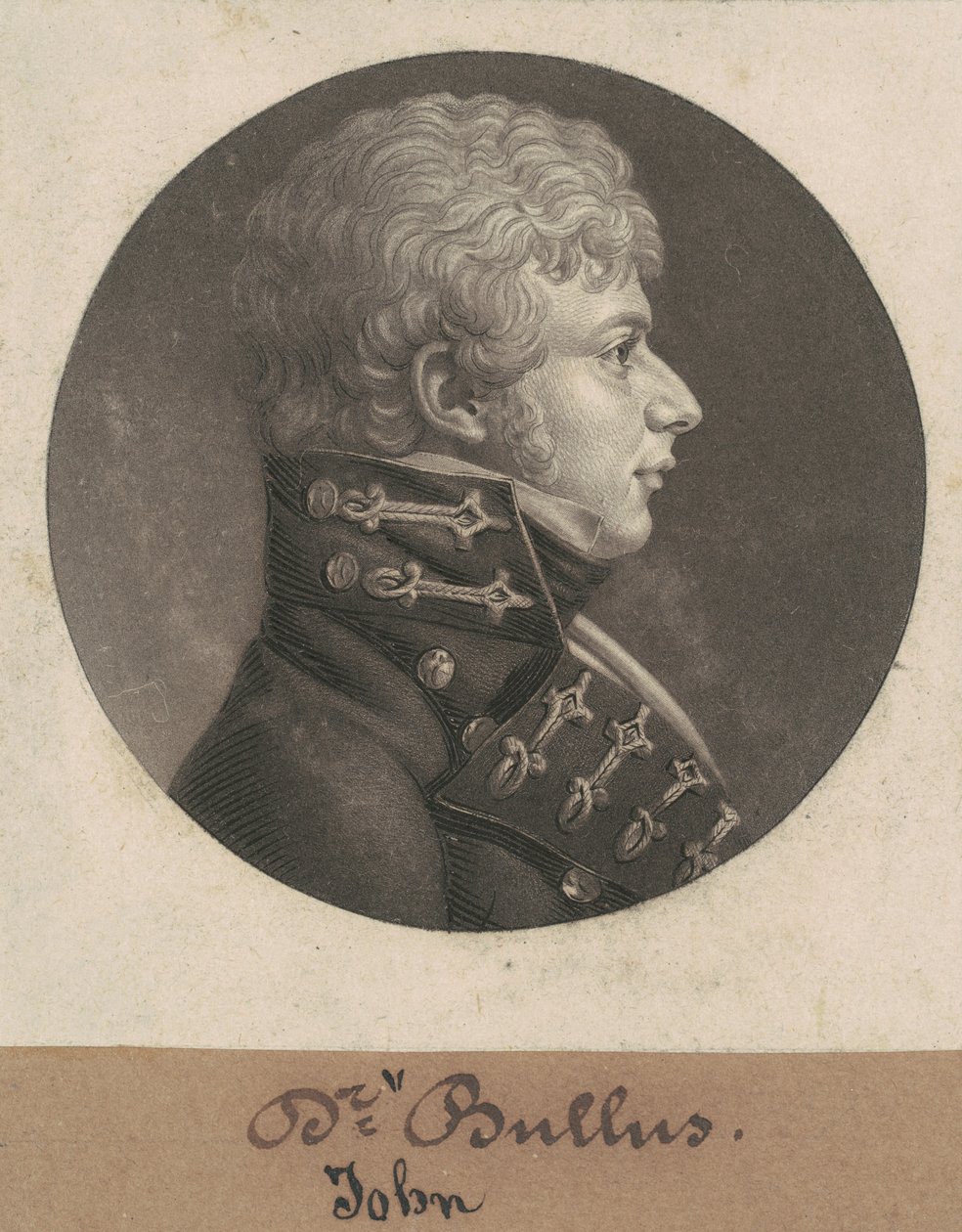 John Bullus door Charles B. J. Févret de Saint Mémin