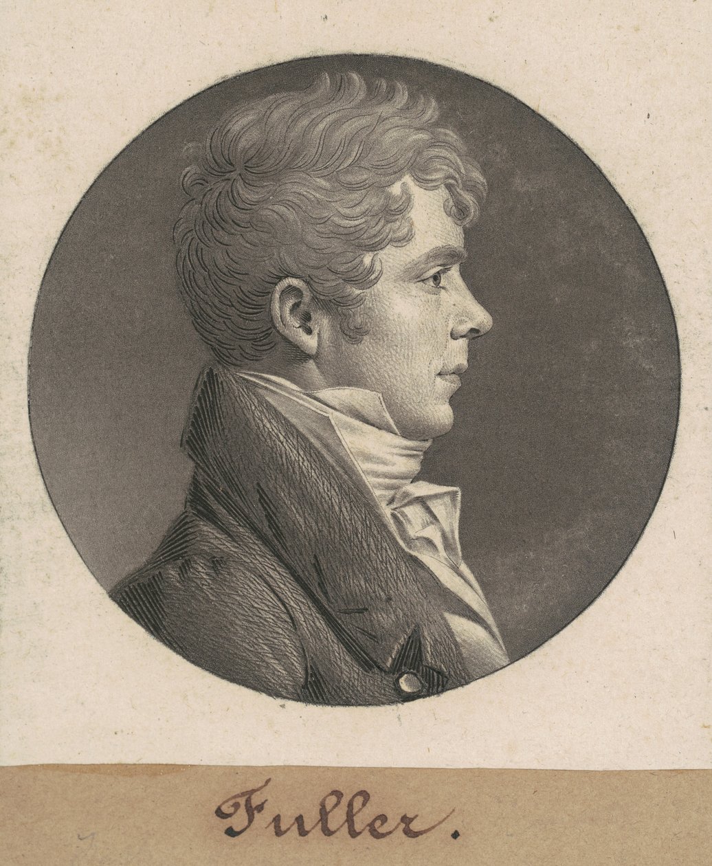 John Coles III door Charles B. J. Févret de Saint Mémin
