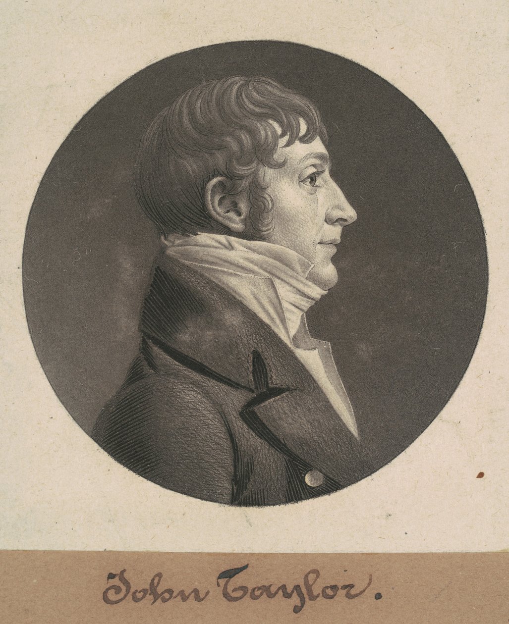 John Taylor door Charles B. J. Févret de Saint Mémin