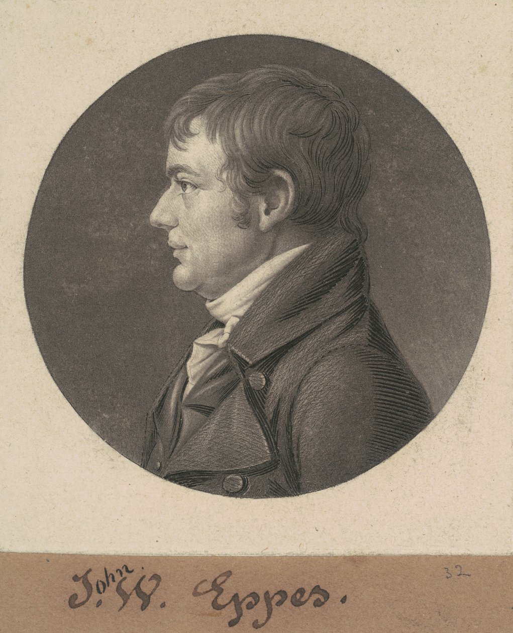 John Wayles Eppes door Charles B. J. Févret de Saint Mémin