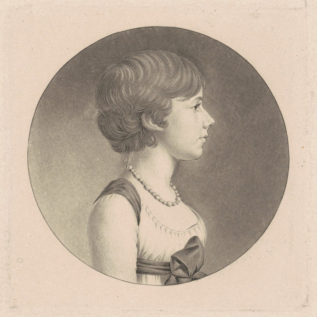 Louisa DuPonceau door Charles B. J. Févret de Saint Mémin