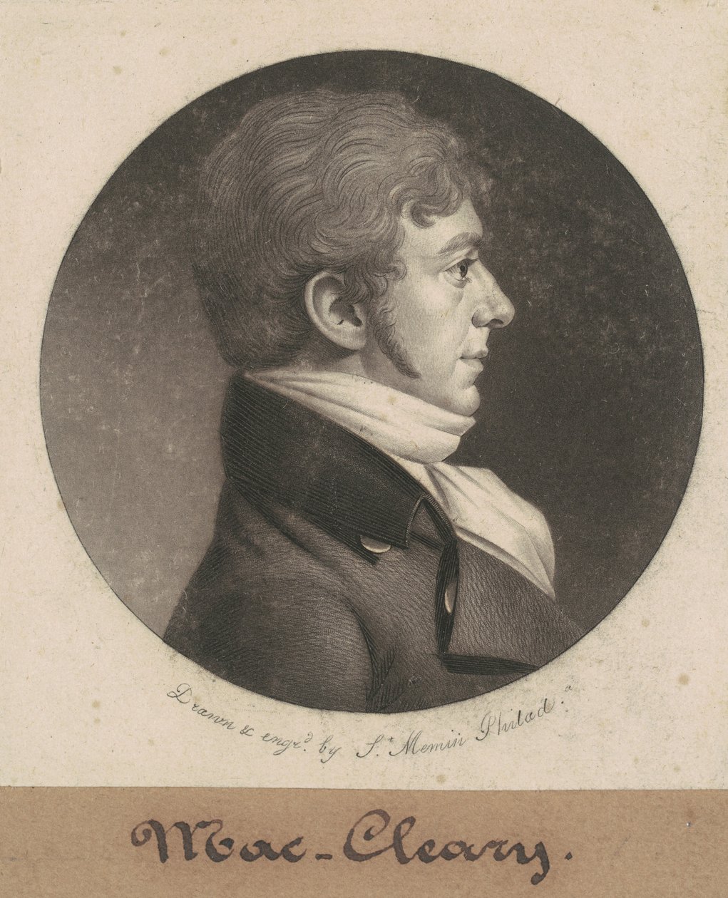 MacCleary door Charles B. J. Févret de Saint Mémin