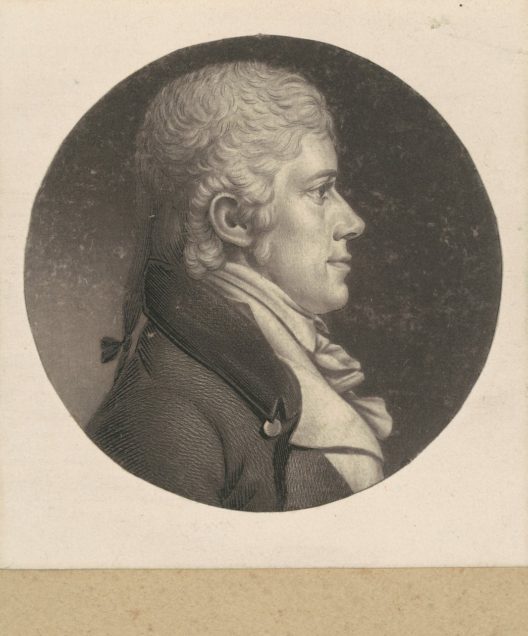 Mahlon Dickerson door Charles B. J. Févret de Saint Mémin