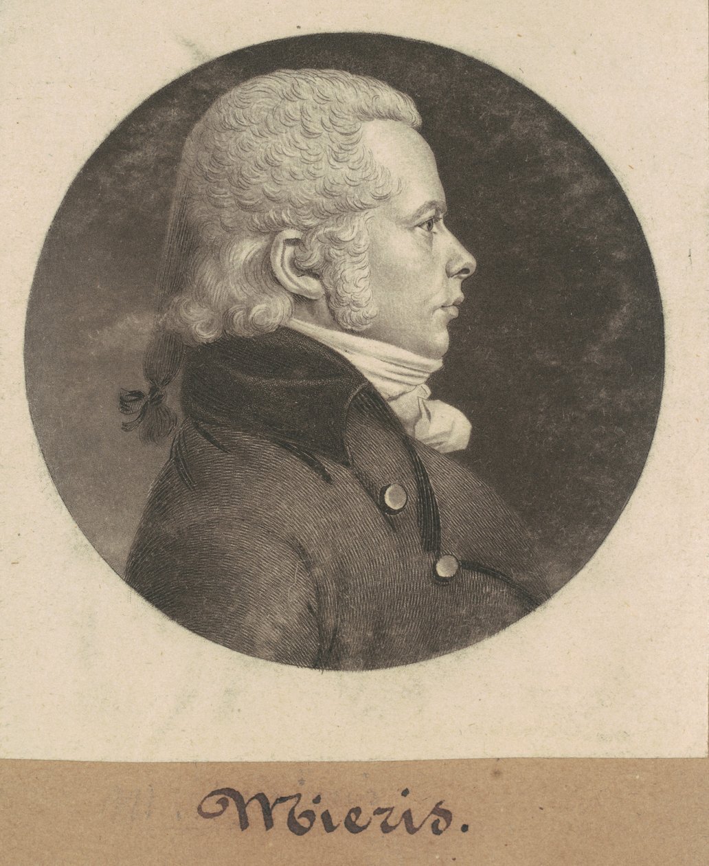 Mieris door Charles B. J. Févret de Saint Mémin