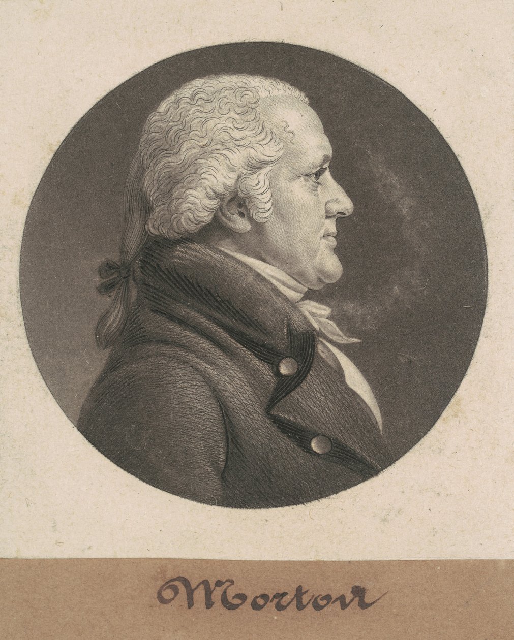Perez Morton door Charles B. J. Févret de Saint Mémin