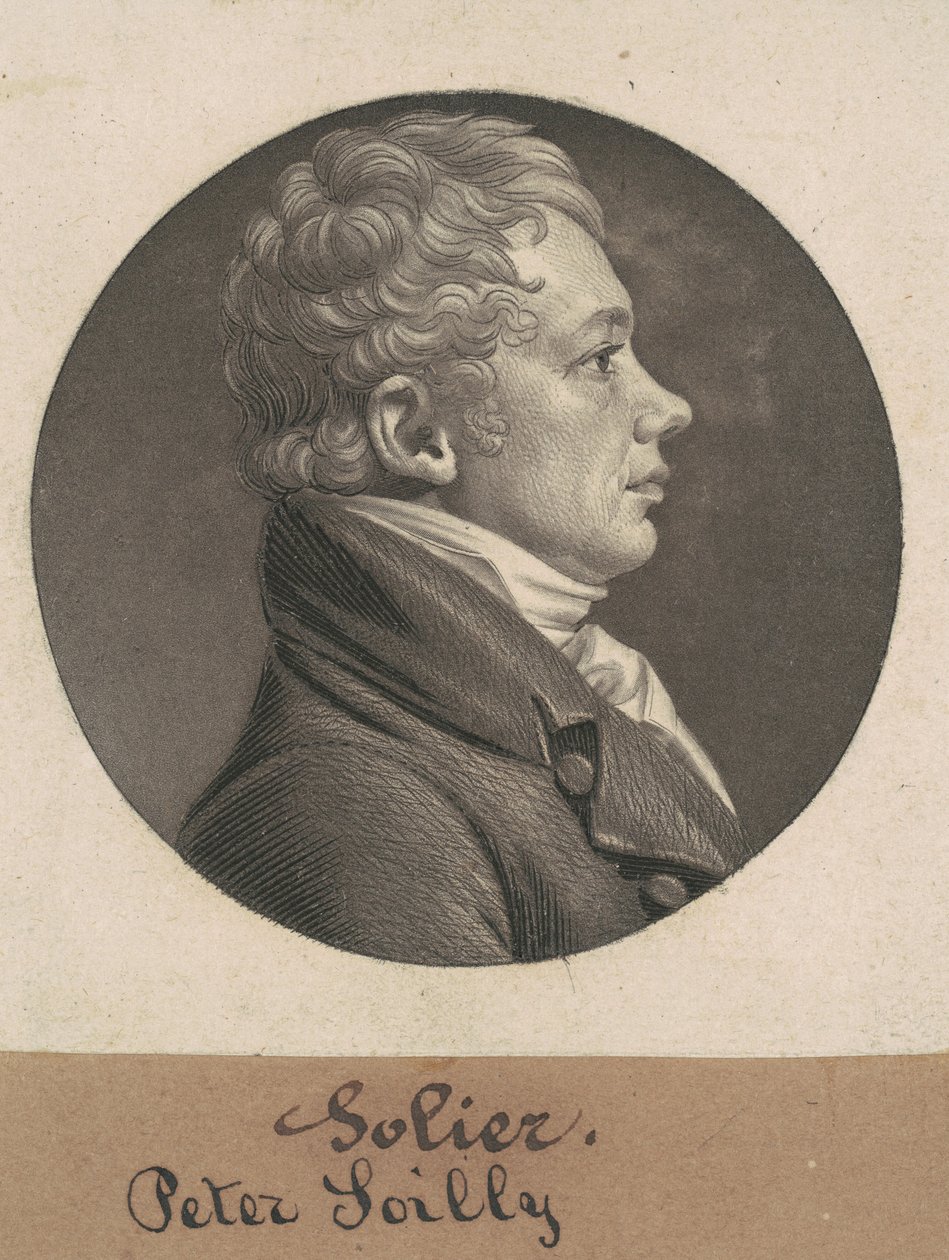 Peter Sailly door Charles B. J. Févret de Saint Mémin